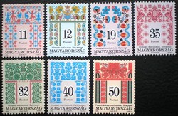 S4263-9 / 1994 Hungarian folk art stamp series postal clear (cheapest version)