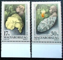 S4218-9sz / 1993 Ősemberleletek Magyarországon bélyegsor postatiszta ívszéli