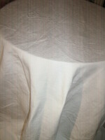 Beautiful white fabric curtain