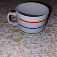 Zsolnay porcelain, striped coffee cup