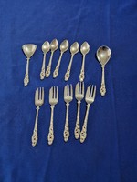 Silver-plated made in Holland 90 marked spoon and fork
