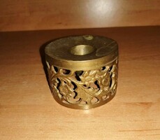 Copper candle holder - diam. 6 cm (sq. m)