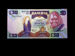 Unc - 50 Kwacha - Zambia - 1986