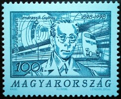 S4454 / 1998 jendrassik György stamp postmark