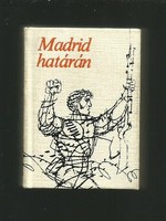 Minikönyv - MADRID HATÁRÁN KÉPEKKEL (vászon, 3x52 mm)