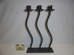 Retro three-pronged candlestick 