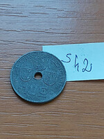 Belgium belgie - belgique 10 centimes 1944 ww ii. Zinc, iii. King Leopold s42