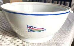 Mahart soup bowl, Zsolnay bowl, retro decoration