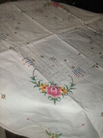 Fabulous hand embroidered tablecloth with toledo