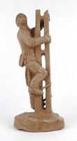 1Q525 Szabó : Villanyszerelő munkás szobor 27.5 cm