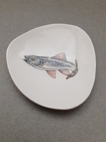 Aquincum porcelán retró halas tálka, 8,8 cm