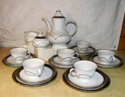 Teás reggeliző készlet 6 sz. komplett - Weimar porcelán - Saskia kollekció
