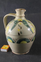 Antique glazed ceramic jug 885