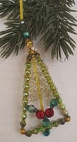 Glass Christmas tree decoration