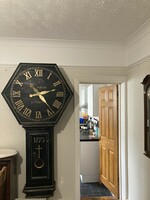 Antique huge tavern wall clock