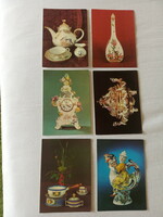 Postcard collection from the porcelain collection of the state porcelain manufactory in Meissen