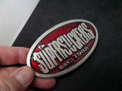 Supersuckers (eredeti) 2007 - USA Vintage gyűjtői övcsat: 9,3 x 5 cm