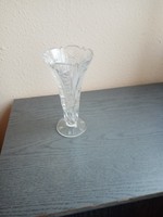 Crystal vase, 22 cm