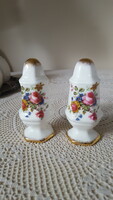 Gyönyörű,angol csontporcelán só-borsszóró