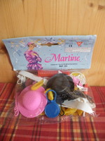 Régi retro Martine baba kiegészítő csomag ritkaság az 1980- as évekből eredeti, bontatlan csomagban