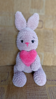 For Easter! Crocheted long-eared plush bunny girl