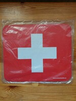 Egéralátét, svájci zászló mintájú , új