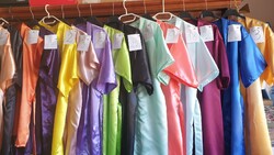 Szk01-46 - satin robe xs-3xl / 34-54 - in 23 colors - m-3xl.....