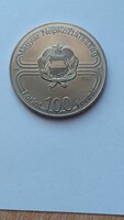 Hungarian People's Republic 100 forints - 1982. Football World Cup in Spain