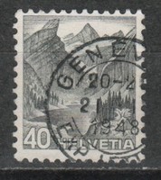 Svájc 0087  Mi 305 y sima papir II tipus  0,70 Euró