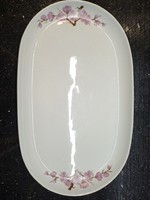 Retro Alföldi porcelán barackvirágos barackágas kínáló tál 38x23 cm