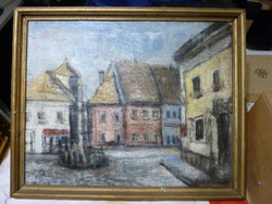 Szentendre, cantor Andor painting