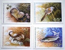 S4744-7 /  2004 Magyarország állatvilága III. bélyegsor postatiszta