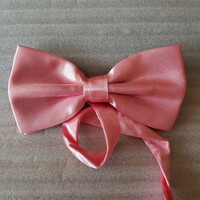 Wedding nyk23 - pink satin bow tie 50x100mm