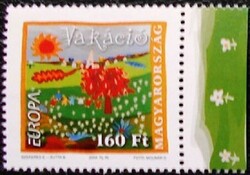 S4749sz  /  2004  Europa : Vakáció bélyeg postatiszta  ívszéli