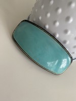 Turquoise vintage old French buckle 95 mm