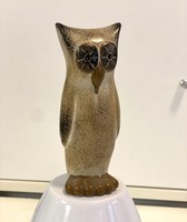 From the owl collection, old ceramic owl figure ornament statue 15 cm