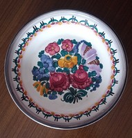 Gmmundner - hand painted wall plate, 21 cm