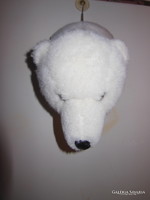 Polar bear - trophy - 24 x 18 x 18 cm - snow white - plush - brand new - exclusive - German