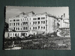 Postcard, Balaton spa, heart sanatorium, view detail