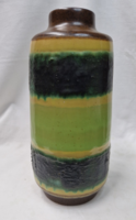 Large decorative glazed ceramic vase in perfect condition, 28 cm.