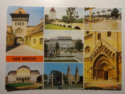 Old postcard: Vas county - Kőszeg, Sárvár, Bük, Körmend, Szombathely, Ják