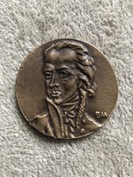 Miklós Borsos: Kazinczy Memorial Medal