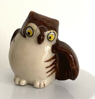 From the owl collection old wade pp owl figurine ceramic ornament decoration 4 cm