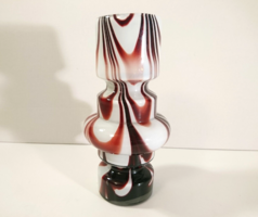 Vintage Muránói üvegváza Carlo Moretti Műhelyéből - 1970-es évek Olaszország - Kiváló Állapotban!