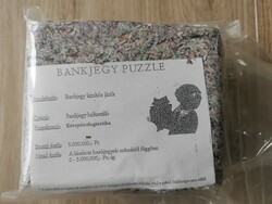 MnB banknote puzzle game / banknote briquettes (5 million forints mixed in!)