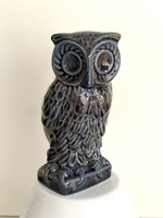 From the owl collection, old marked owl figure ceramic ornament decoration 13 cm