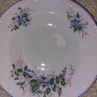 Forget-me-not floral, old beautiful blue pattern, porcelain wall plate, beautiful flower plate, folk wall decoration