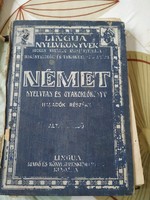 Lingua nyelvkönyvek: Német nyelvtan és gyakolrókönyv - háború előtti - gyűjtőnek