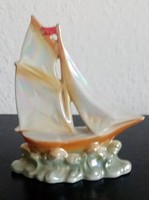 Retro. Porcelain sailboat for sale in good condition