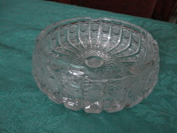 Lead crystal ashtray, medium